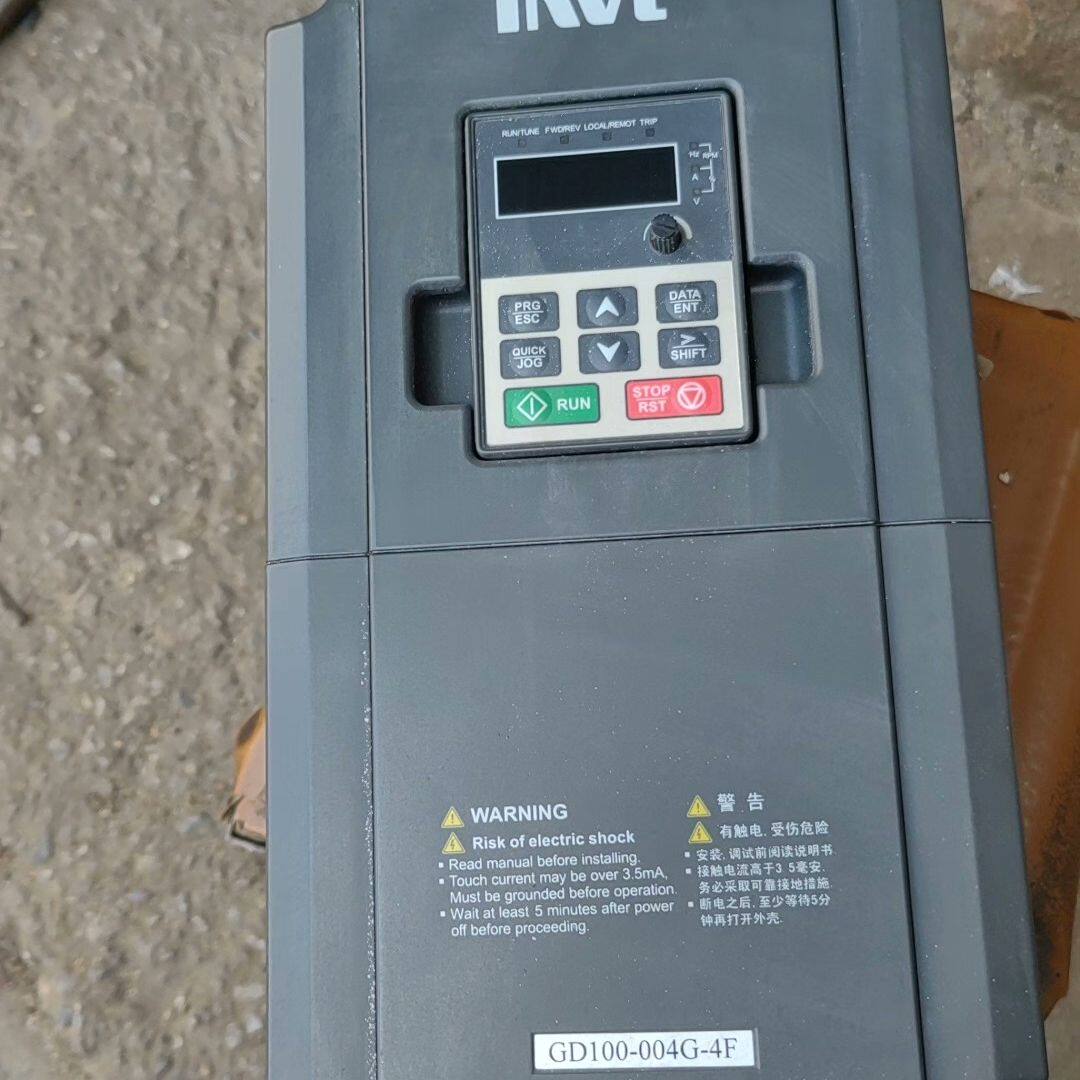 英威腾变频器4kw GD100-004G-4 实物如图  功