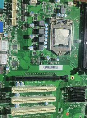 IOTO-B751 REV:1.20 工控机主板 +i3 2