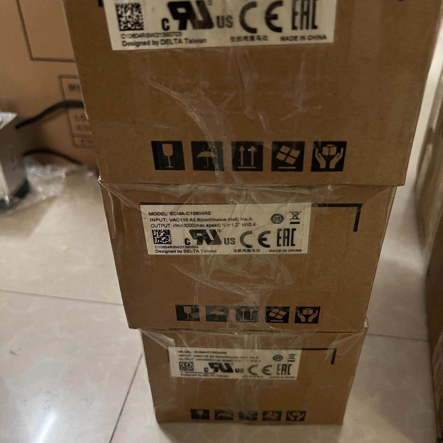 ECMA-C10604RS台达伺服马达 商品为新机器