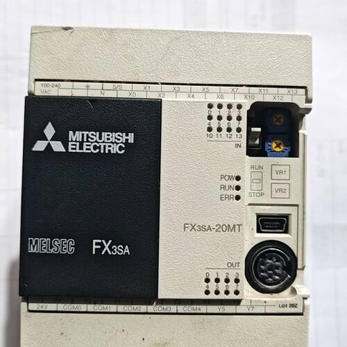 PLC 型号FX3SA-20MT-CM 100-24