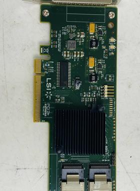 LSI 9211-8I 阵列卡 黑群晖 SAS2008 直通 SATA 扩展卡 HAB PCIE