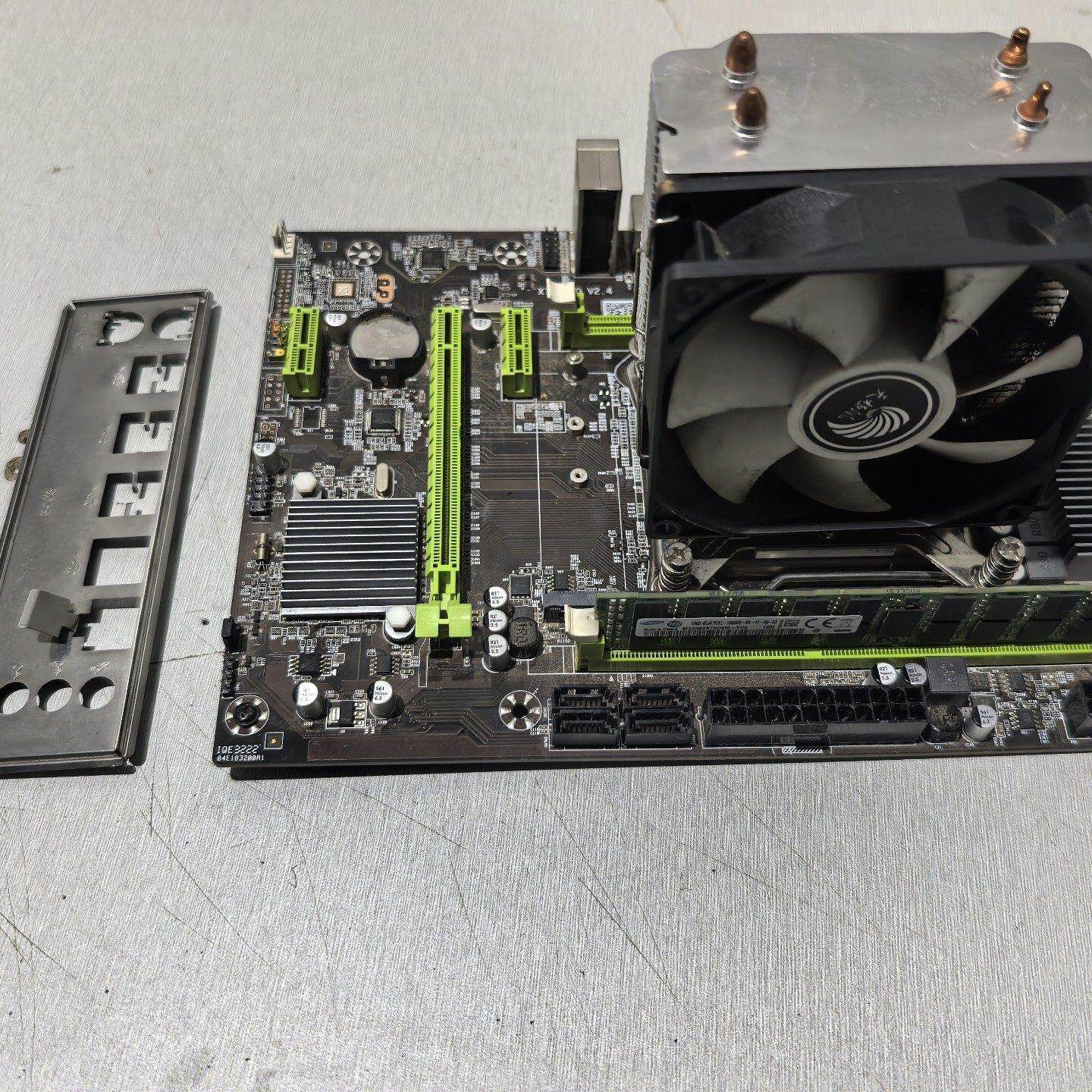 拆机X79主板/cpu E5-2689 /带风扇/挡板 一套