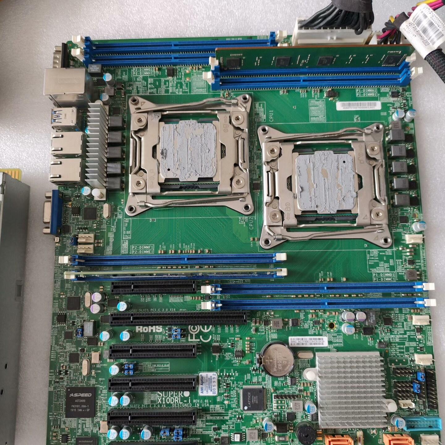 超微X10DRL-i 双路服务器主板 支持E5-26  V3