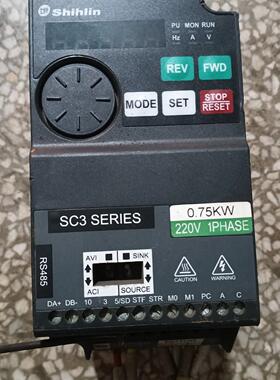 士林变频器SC3系列SC3-021-0.75K拆机件 风扇搞