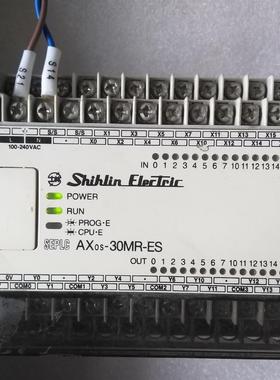 士林PLC AXos-30MR-ES 通电实拍 需要的私