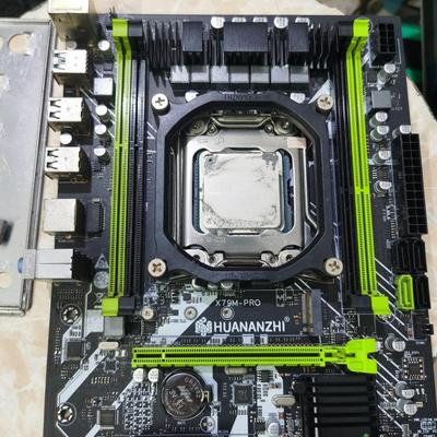 华南X79M-PRO主板套装 带E5-2650V2处理器 拆