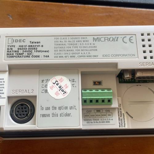 HG1F-SB22YF-S和泉触摸屏 实物拍摄成色如图 通电