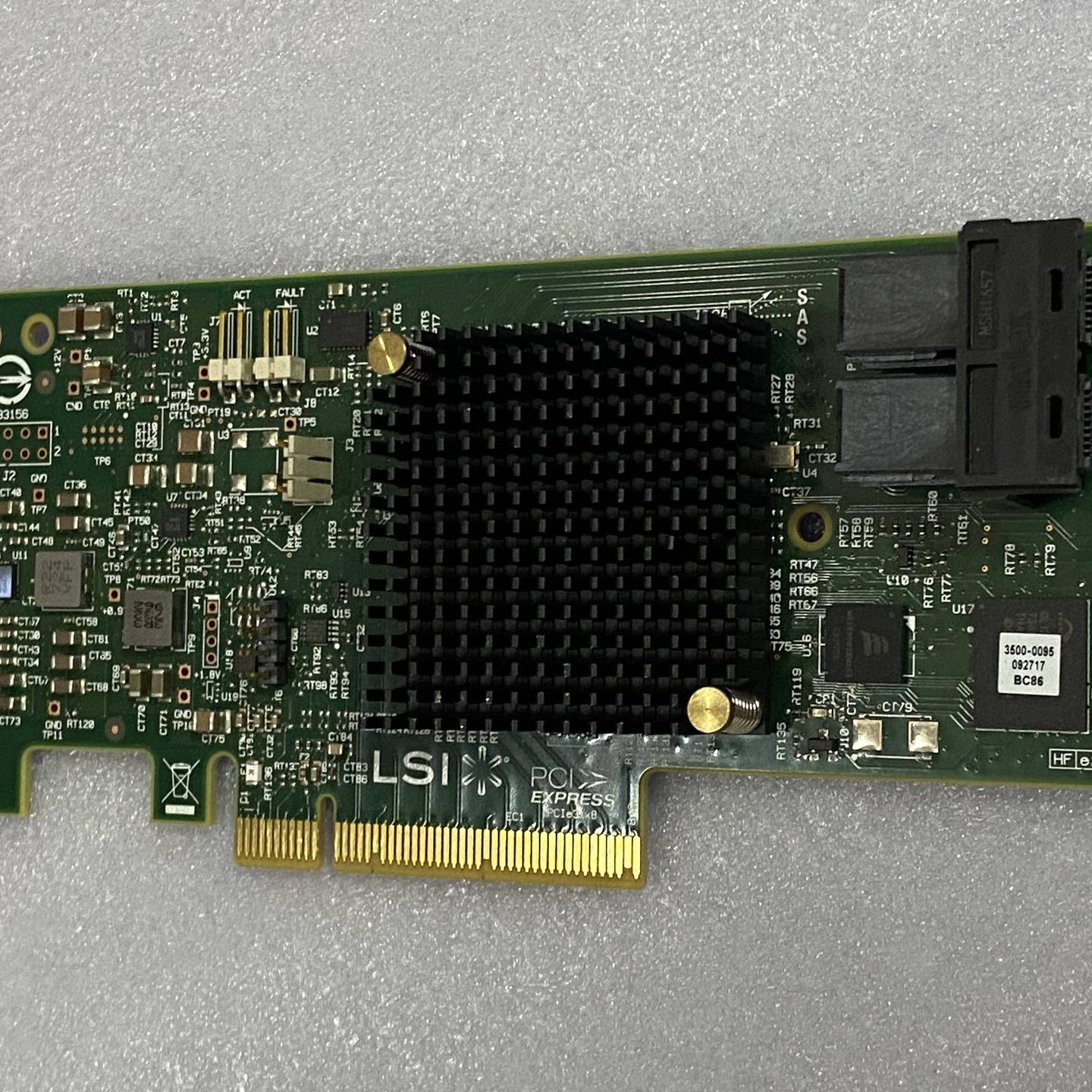 LSI 9341-8i MegaRAID SAS 12Gb SAS RAID5 LSI00407 阵列卡