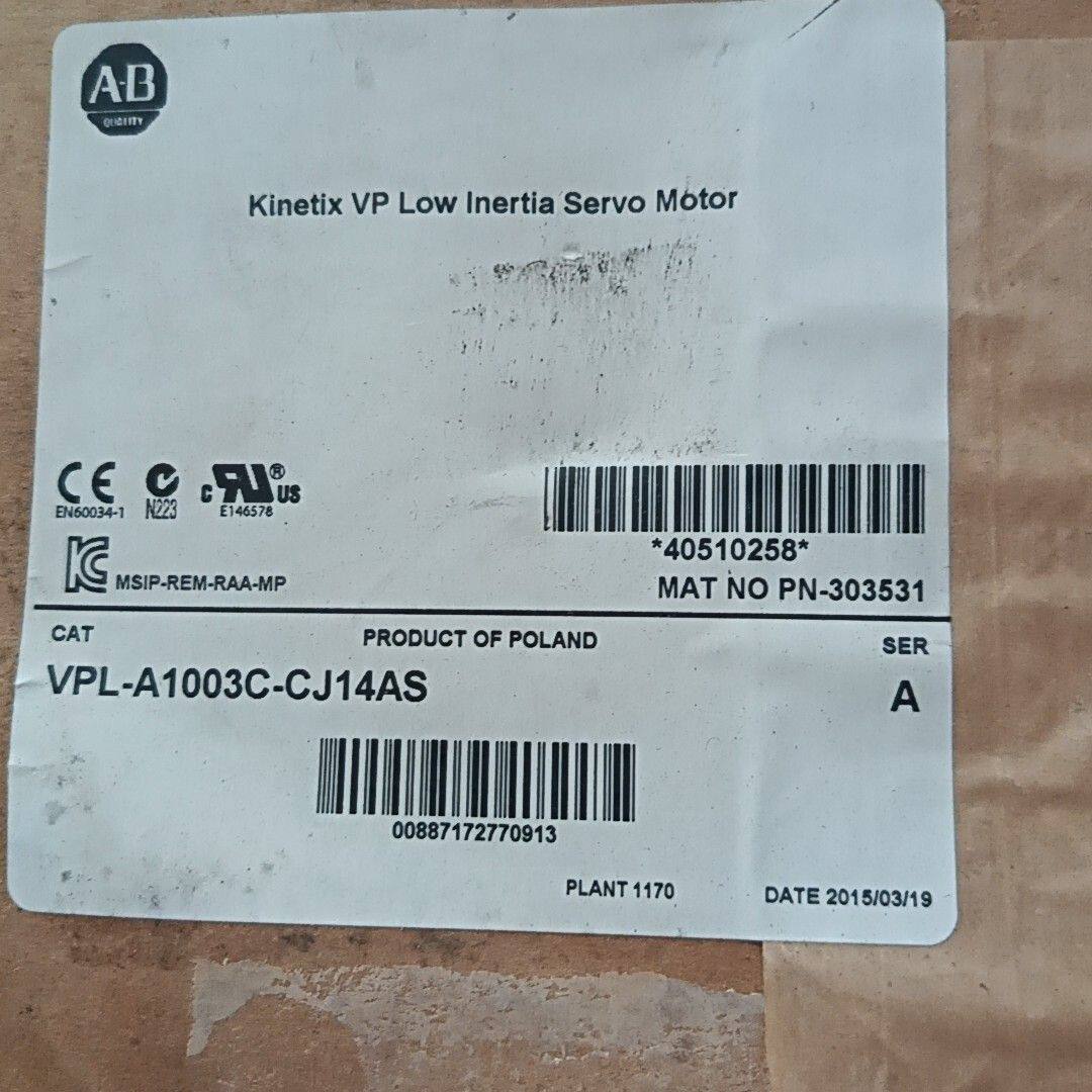 VPT-A1003C-CJ14AS AB罗克韦尔伺服电机 全