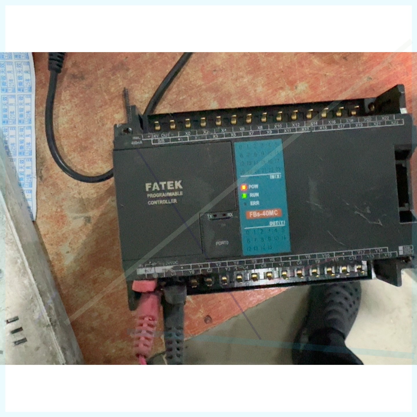 永宏PLC FBS-40MCr2-ac 拆机实物拍摄 功能正