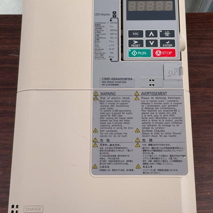 拆机YASKAWA安川变频器CIMR-AB4A0038F