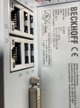 倍福CX9020-0115?EK1122 带储存卡成色漂亮
