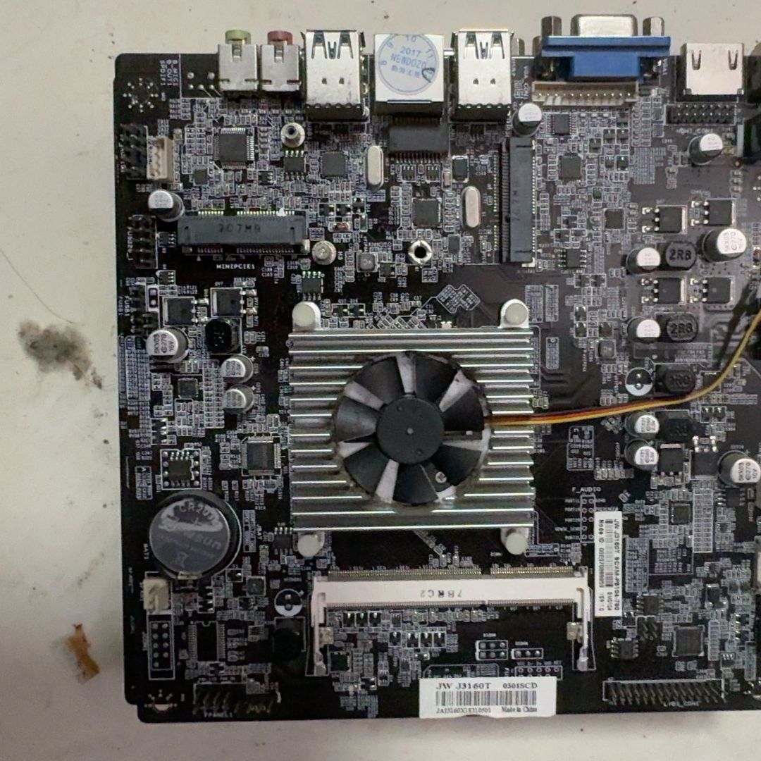一体机主板杰微JW J3160T主板 一体机主板 17*17