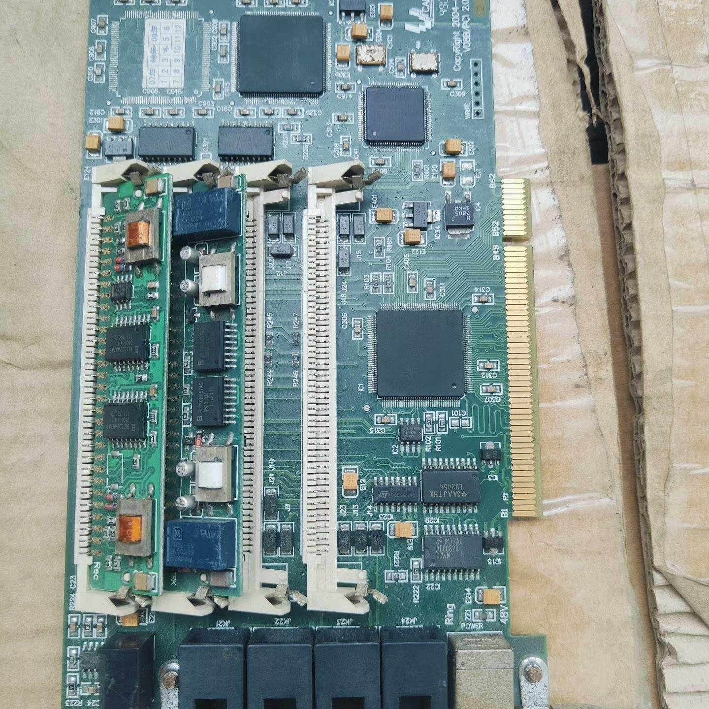 三汇语音卡V08/120-PCI 拆机板 型号V08B/PC