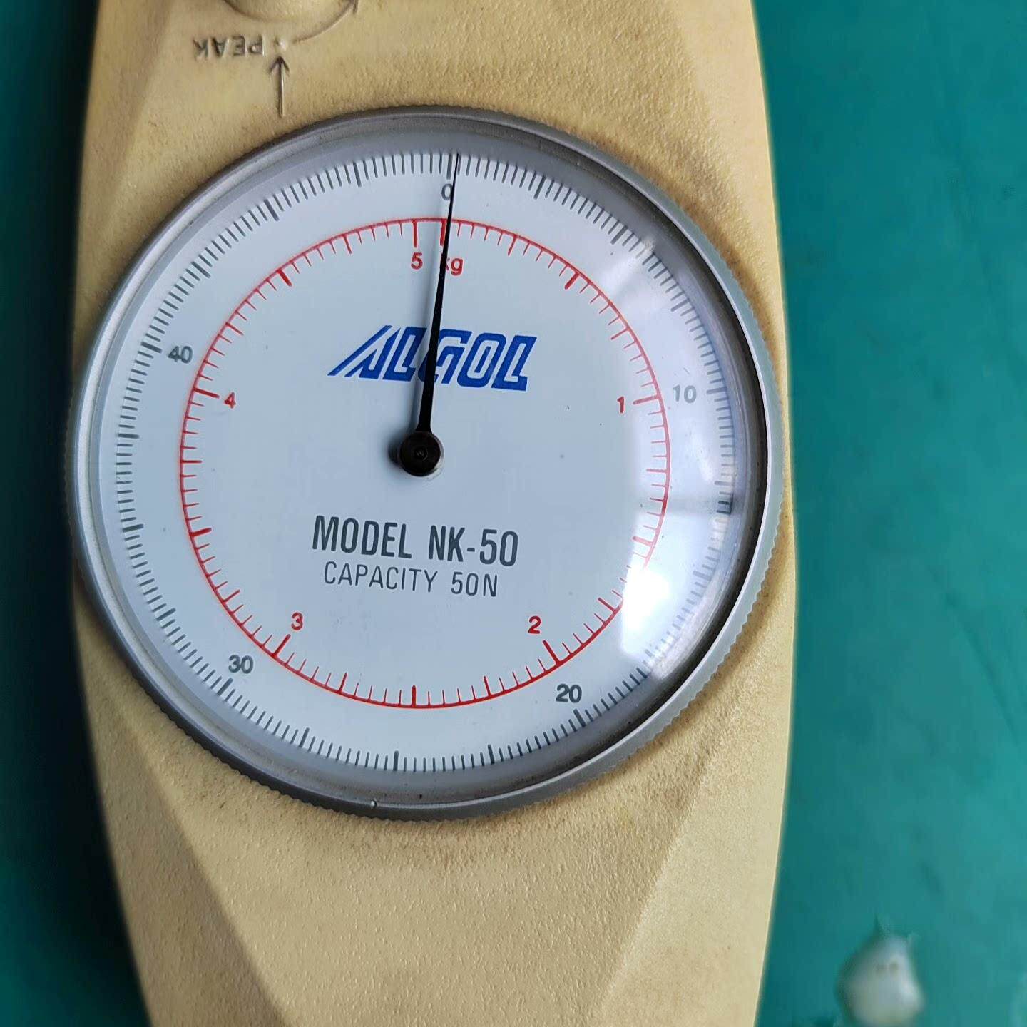 日本艾固ALGOL指针式推拉力计NK-50推拉力弹力压力测试