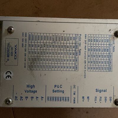 研控YAKO步进驱动器YKC2608M-H 拆机件 功能完好