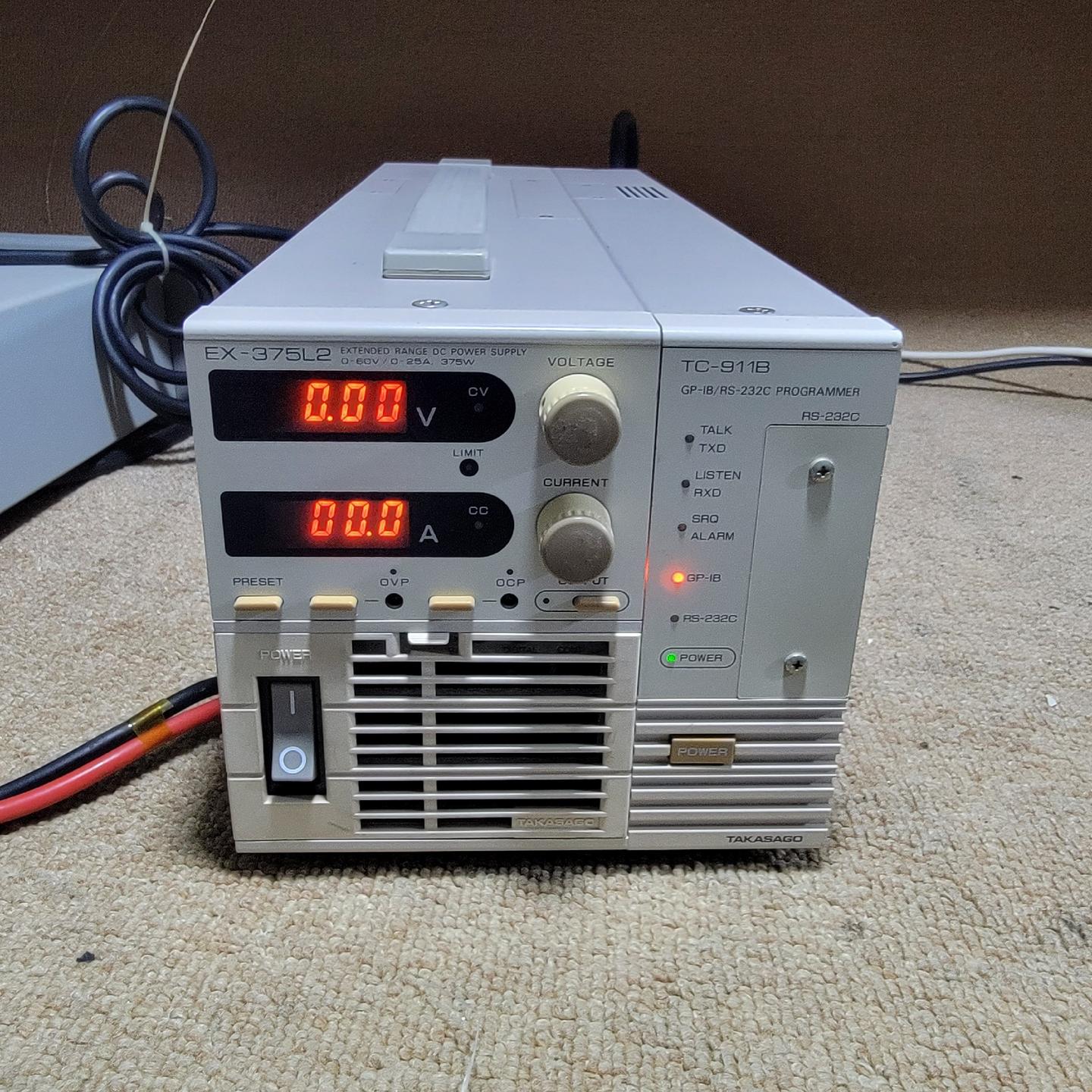 日本高砂EX-375L2可调电源带TC-911B通讯模块 6