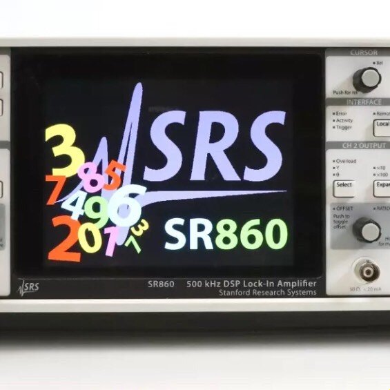 SR860 500 kHz DSP双锁相放大器-校准！