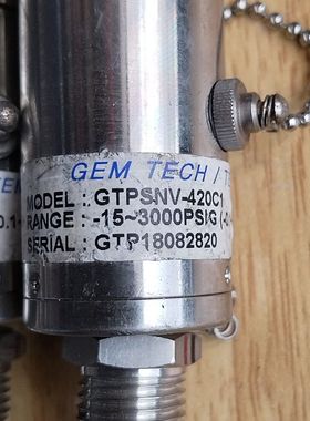 GEM TECH压力传感器GTPSNV-420C1 量程-1