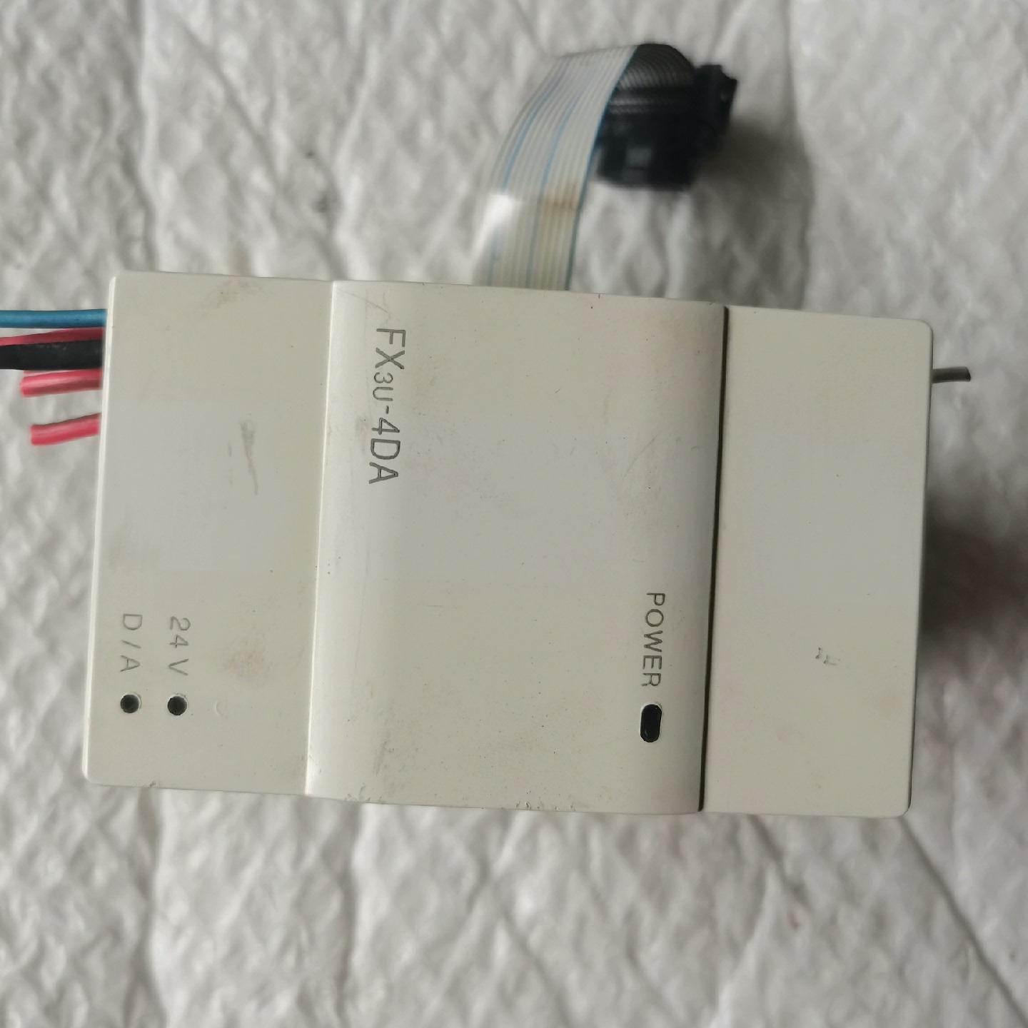 PLC模拟量扩展模块 FX3U-4DA 拆机 成色如