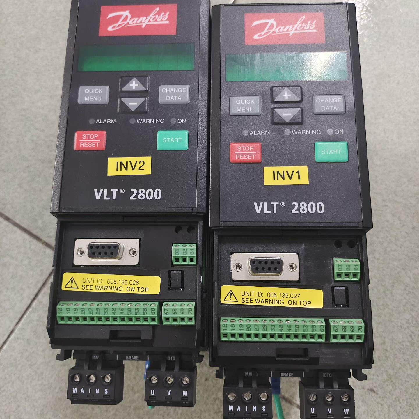 拆机丹佛斯变频器 VLT2805PS2B20S 200V 实