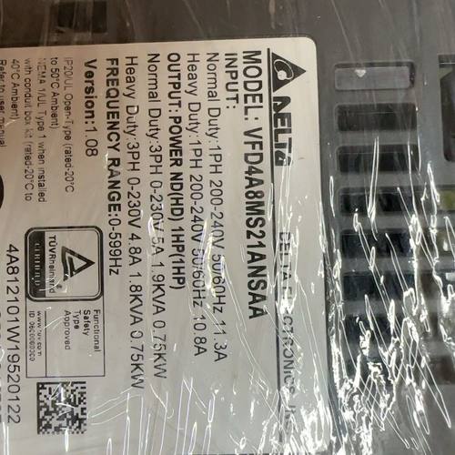 台达变频器 VFD4A8MS21ANSAA MS300系列