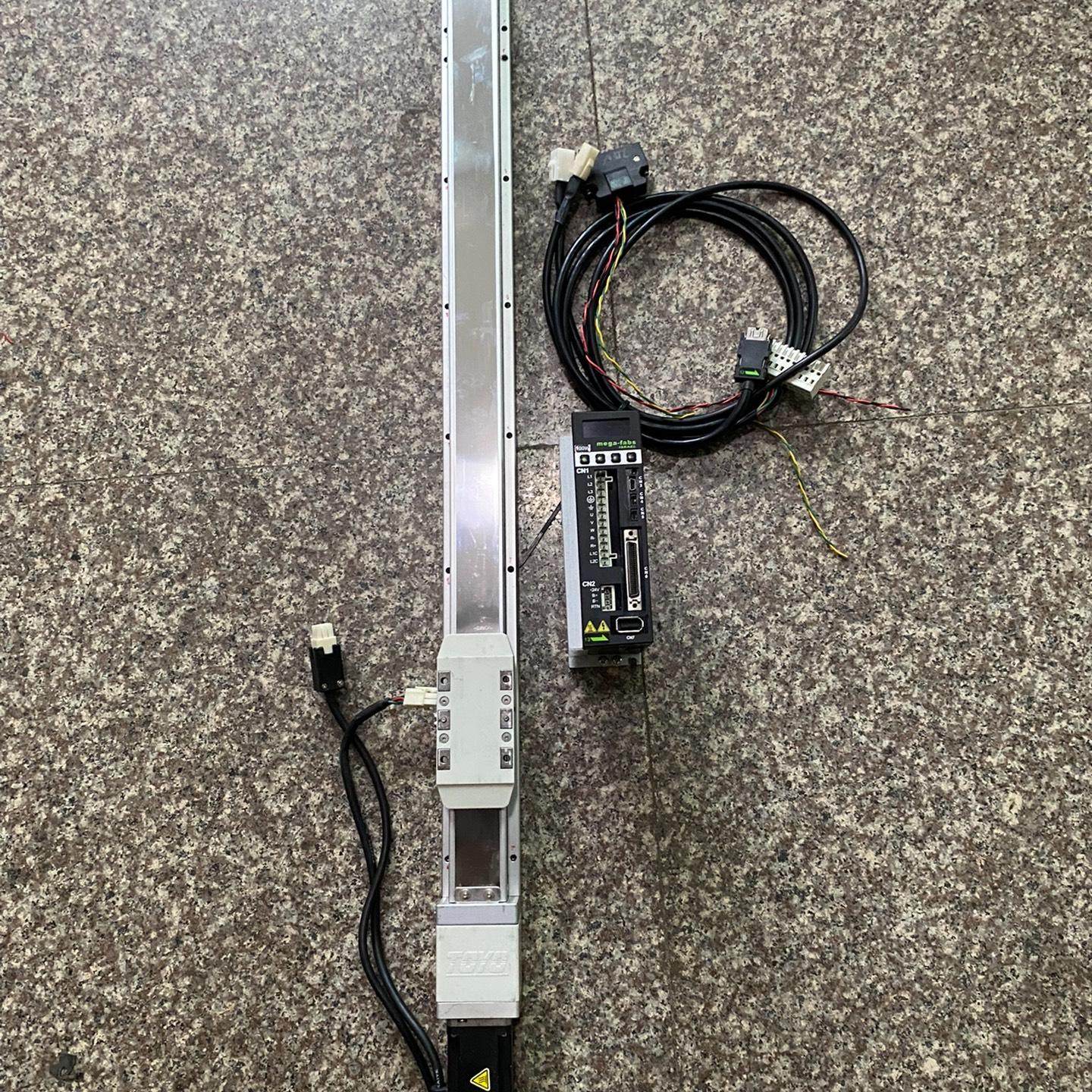 35一套有效行程200mm带电机直线滑台模组套装 拆