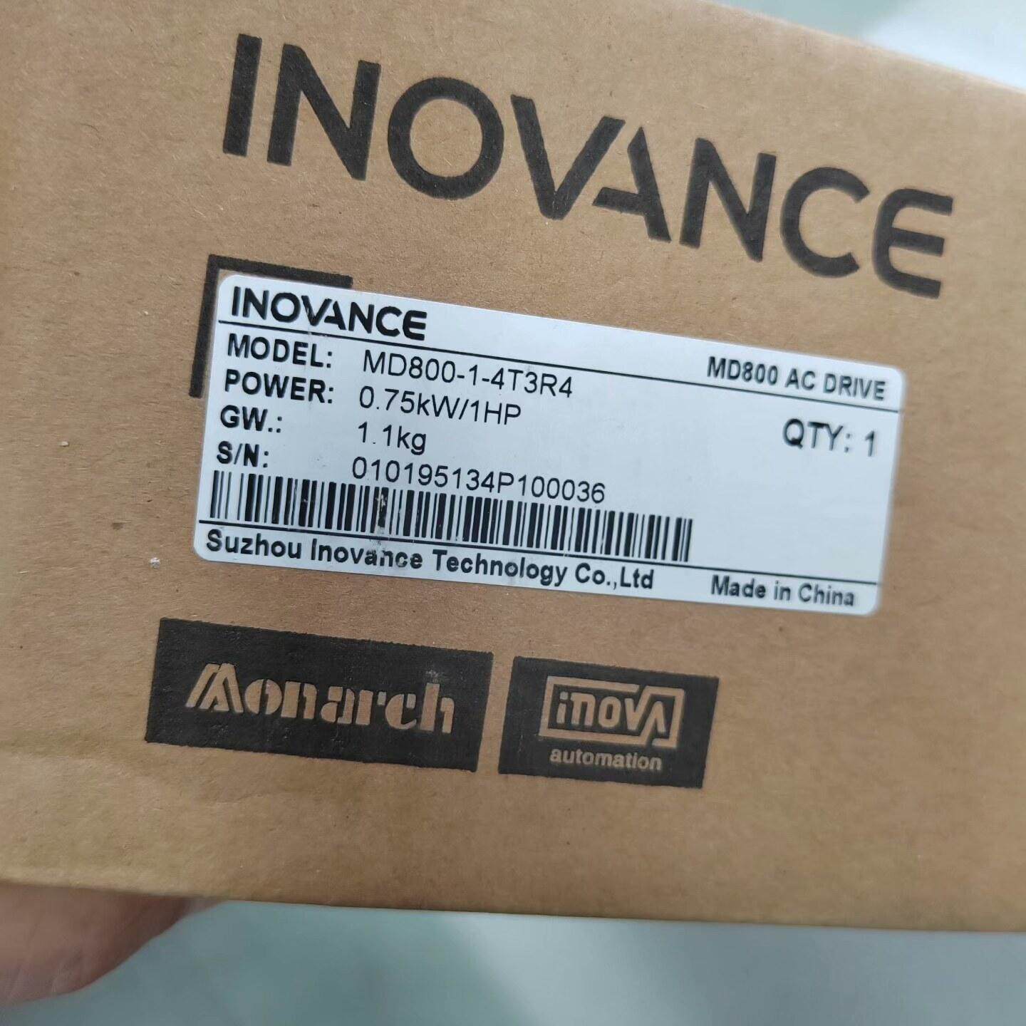 MD800-1-4T3R4 汇川变频器750w 工程余料 原