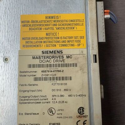 6SE7014-0TP50-Z+MasterDrive