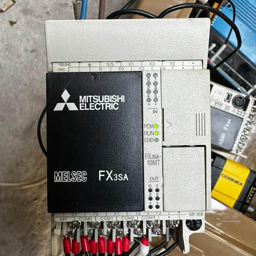 PLC FX3SA-10MT-CM  拆机的 功能包好