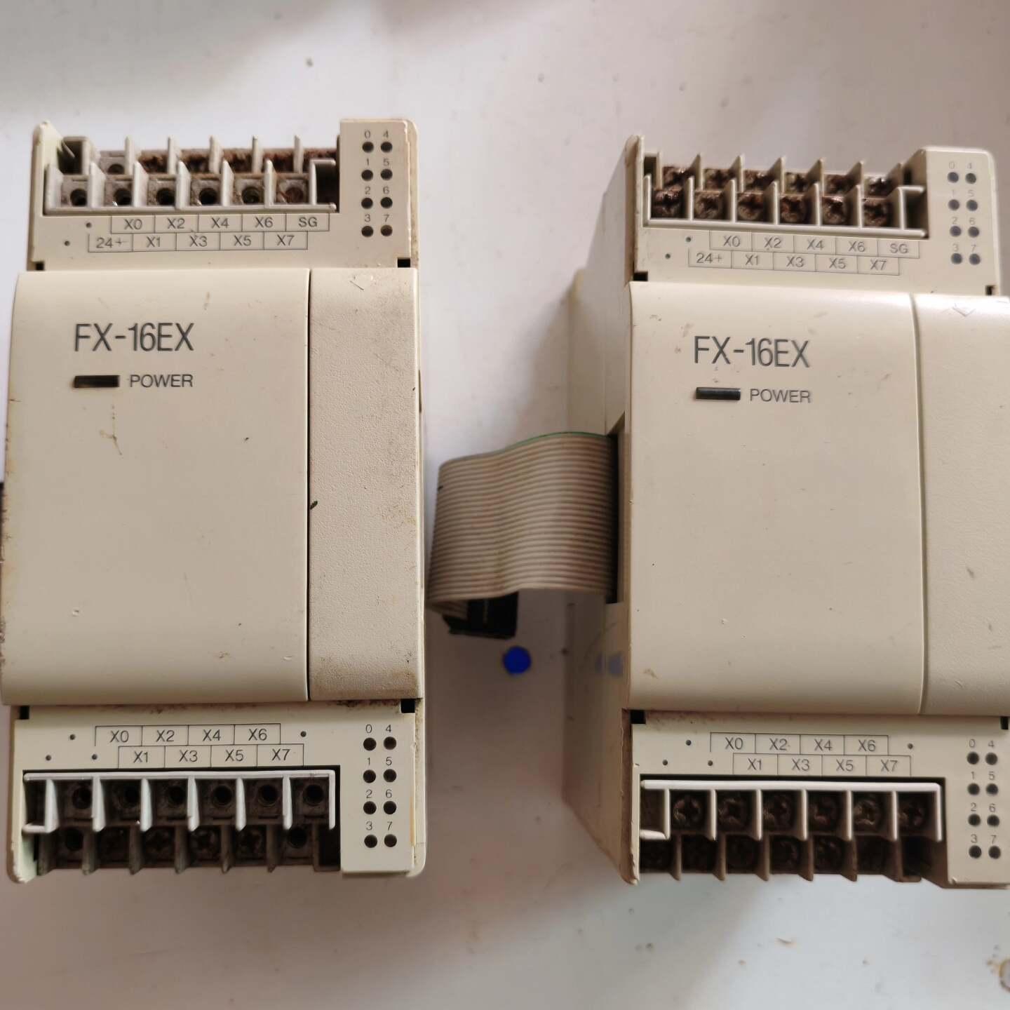 PLC模块FX-16EX 拆机 实物拍摄。DC24V