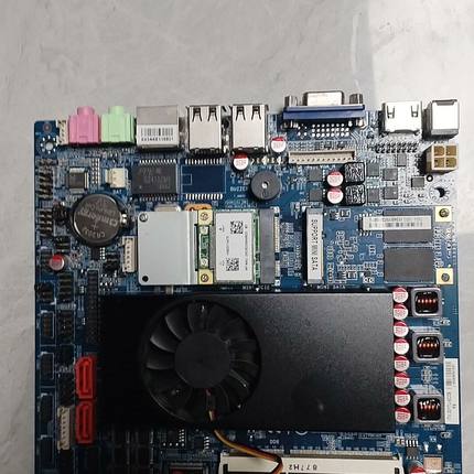 ITX-3320M-6CD8工控机主板 i5 3210m拆机