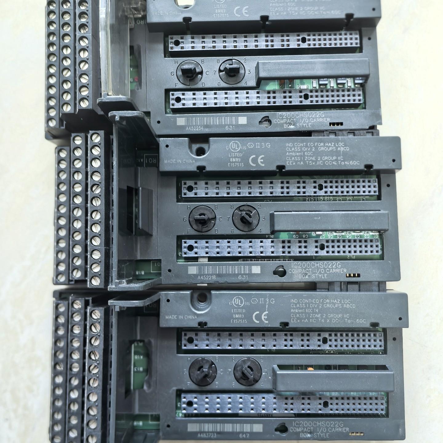 GE模块底坐IC200CHS022G 现货3个 实物拍摄 功