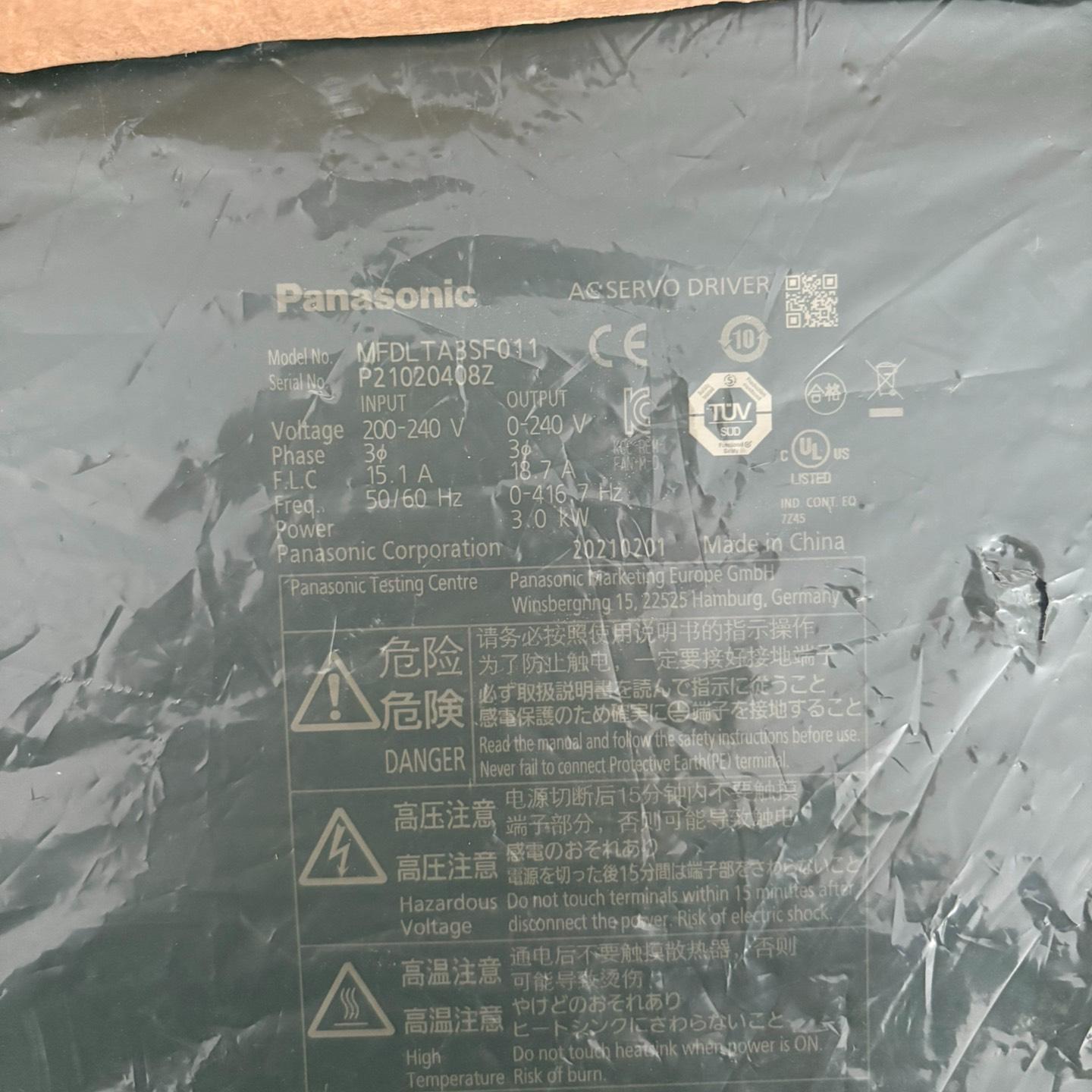 A6 MFDLTA3SF011 3KW伺服驱动器