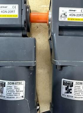 GPG直流减速电机 型号4GN-20RT和GDM-07SC