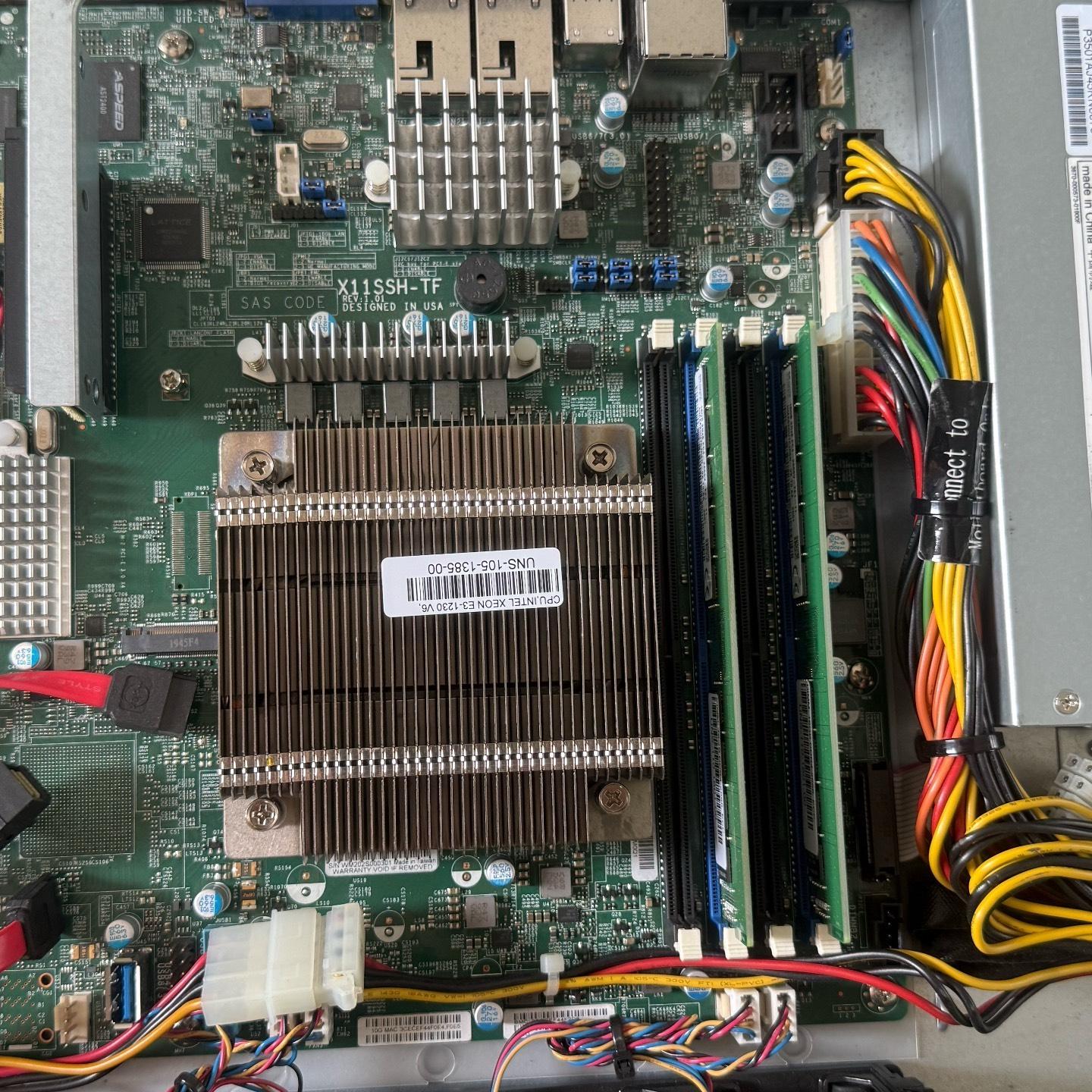 超微X11SSH-TF主板 单路服务器主板 LGA-1151