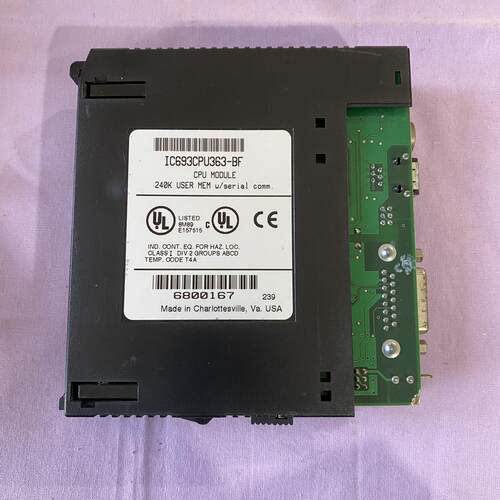 GE可编程控制器模块IC693CPU363-BF 240K用