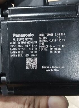 伺服电机 MHMF082D1U2M