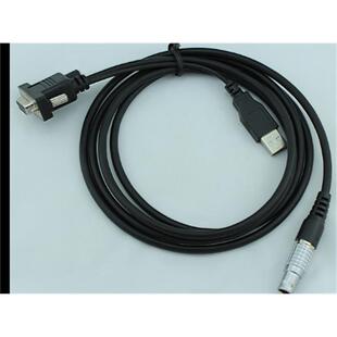 COM口十针Y型电缆线 华测RTK静态线GPS主机连接电脑数据线USB