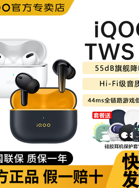 iQOO TWS 2无线蓝牙耳机原装iqootws2降噪长续航游戏运动无线耳机