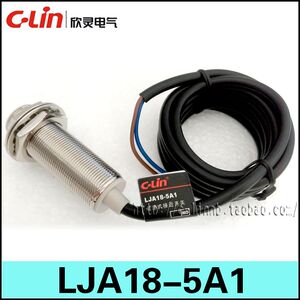 C-Lin牌 电感式传感器接近开关LJA18-5A1 AC90-250V 屏蔽式
