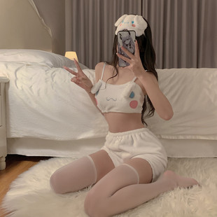 150cm矮个子玉桂狗睡衣小款家居服少女可爱保暖套装145加小码xxs