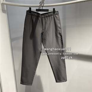 SELECTED思莱德TechnicalTailoring抽绳商务锥版西裤萝卜休闲裤