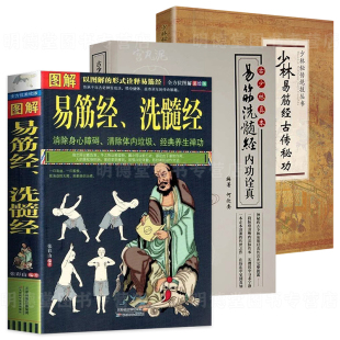 图解易筋经洗髓经易筋洗髓经内功诠真少林易筋经古传秘功运动养生中国传统文化健身十二经脉调理奇经八脉锻炼内力强身健体武术书籍