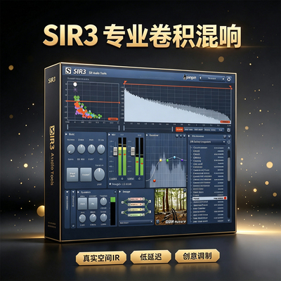 正版SIR3专业空间混响插件