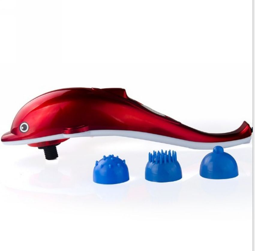 小海豚颈椎电动按摩器棒腿部腰部捶背部手持式敲打捶振动小型海豚