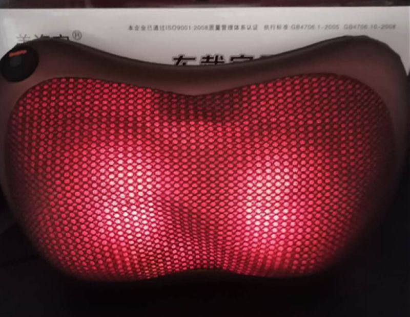 美资宝663家用载车两用按摩枕 靠垫颈肩腰部揉捏按摩靠枕全身按摩,居家布艺,腰靠垫,淘宝优惠券,粉丝福利购,淘宝优惠卷