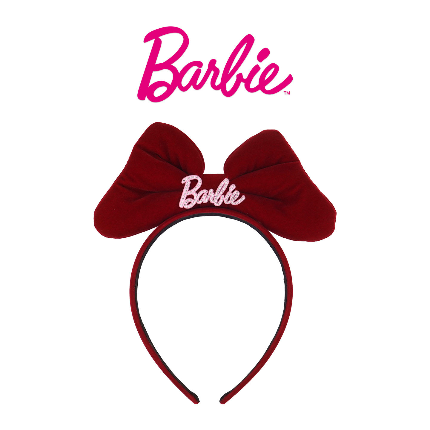 Barbie芭比官方正品老鼠耳发箍头饰女高颅顶发箍显脸小拍照发饰