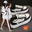 踩屎感棉鞋女冬2025新款爆款加绒小白鞋百搭厚底真皮学生二棉板鞋