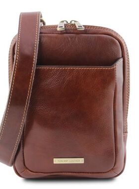 意大利手工制造男士挎包  托斯卡纳皮具Tuscany LeatherTL141914